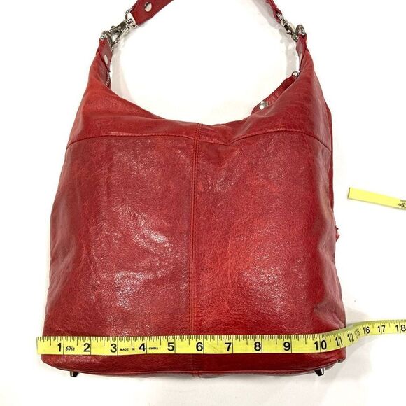 HOBO Red Leather Shoulder Bag - Picture 8 of 11